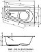 Акриловая ванна Riho Delta 150 см L Plug&Play - 3 изображение
