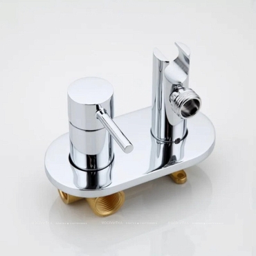 Гигиенический душ со смесителем Haiba HB5515, хром - 3 изображение
