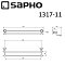 Полотенцедержатель Sapho Diamond 1317-11 хром - изображение 2