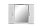 Зеркальный шкаф Stella Polar Концепт 90/C SP-00000131 90 см с подсветкой, белый - 4 изображение