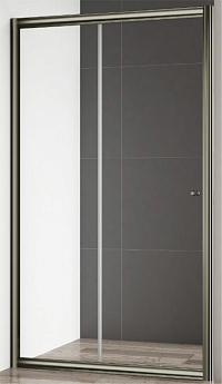 Душевая дверь в нишу Cezares GIUBILEO-BF-1-140-C-Br стекло прозрачное