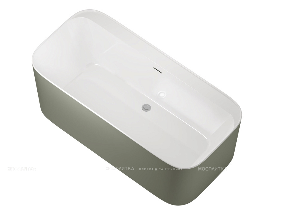 Акриловая ванна Allen Brau Infinity 170x80 2.21001.20/CGM белыйглянец/цементно-серый - изображение 2
