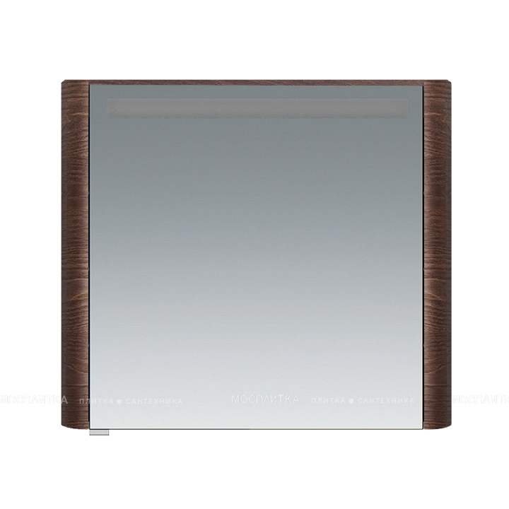 Зеркальный шкаф Am.Pm Sensation правый M30MCR0801TF 80 см, с подсветкой, табачный дуб - изображение 2