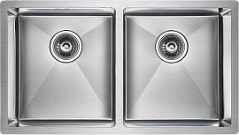 Кухонная мойка Paulmark Twin PM237844-BS нержавеющая сталь