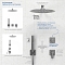 Переключатель потоков для ванны с душем Wasserkraft Spree 1400 A272 никель, на 2 потребителя - изображение 3