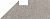 Плинтус вертикальный левый Про Стоун серый 9,5х24,3 