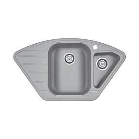 Мойка кухонная Paulmark Wiese PM529050-GRM серый металлик