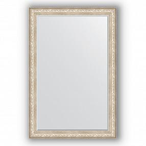 Зеркало в багетной раме Evoform Exclusive BY 3634 120 x 180 см, виньетка серебро