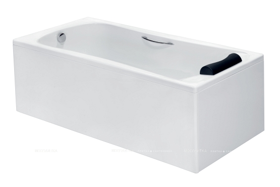 Акриловая ванна 180x90 см Roca BeCool ZRU9307685 с отверстиями для ручек - 4 изображение