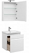 Комплект мебели для ванной Aquanet Палермо 60 белый - 3 изображение