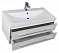 Комплект мебели для ванной Aquanet Верона 90 белый подвесной 2 ящика - 6 изображение