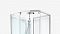 Душевая кабина IDO Showerama 10-5 Comfort 90х90 см 131.401.201.301 прозрачное стекло, профиль белый - 3 изображение