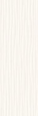 Плитка Eclettica White Struttura Wave 3D 40x120 