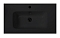 Раковина BelBagno керамическая BB800ETL-MB, чёрная матовая, 810x460x170 