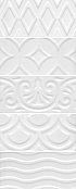 Керамическая плитка Kerama Marazzi Плитка Авеллино белый структура mix 7,4х15 