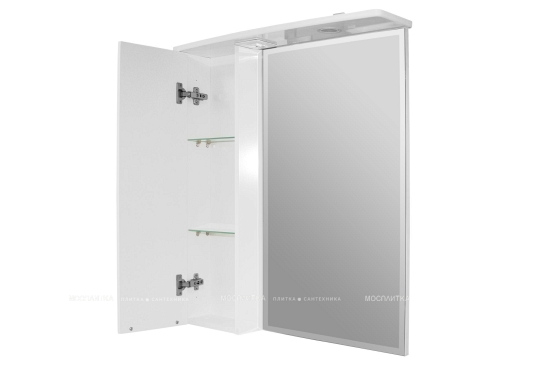 Зеркало-шкаф навесной с подсветкой Mixline Кассиопея-75 левый 534973 - 3 изображение