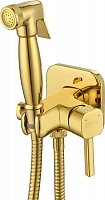 Гигиенический душ со смесителем Lemark Solo LM7165G, золото