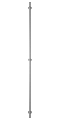 Полотенцесушитель электрический Сунержа Аскет 165х5 см 071-0850-1650 сатин - 2 изображение