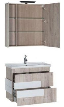 Комплект мебели для ванной Aquanet Мадейра 80 дуб кантри - 4 изображение