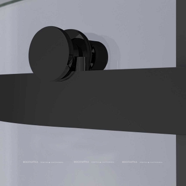 Душевая дверь Vincea Como-N 130x195 см, VDS-4CN130CLB, профиль черный, стекло прозрачное - 4 изображение