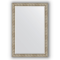 Зеркало в багетной раме Evoform Exclusive BY 3632 120 x 180 см, баРокко серебро