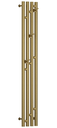 Полотенцесушитель электрический Сунержа Кантата 3.0 120х19,1 см 051-5847-1216 состаренная латунь