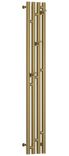 Полотенцесушитель электрический Сунержа Кантата 3.0 120х19,1 см 051-5847-1216 состаренная латунь