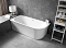 Акриловая ванна Abber 150х78 см AB9257-1.5 L, белая - 3 изображение