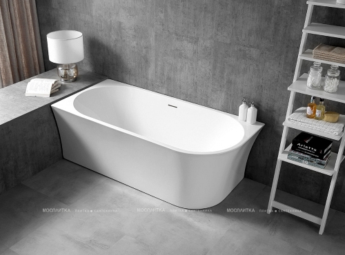 Акриловая ванна Abber 150х78 см AB9257-1.5 L, белая - 3 изображение