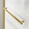 Душевая дверь Vincea Slim Soft 130х200 VDS-1SS130CLG, профиль брашированное золото, стекло прозрачное - изображение 3