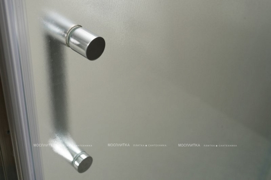 Душевой уголок BelBagno UNIQUE-A-2-75/90-P-Cr стекло прозрачное матовое профиль хром - 7 изображение
