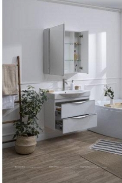 Комплект мебели для ванной Aquanet Франка 85 белый - 8 изображение