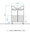 Тумба с раковиной Style Line Жасмин 60, ЛС-00000034 - 10 изображение