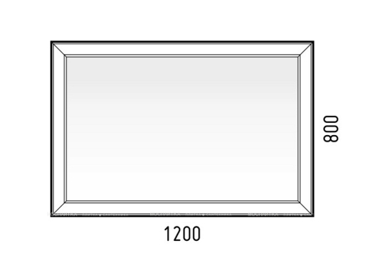 Зеркало Corozo Барго 120 LED SD-00000860,белый - 4 изображение