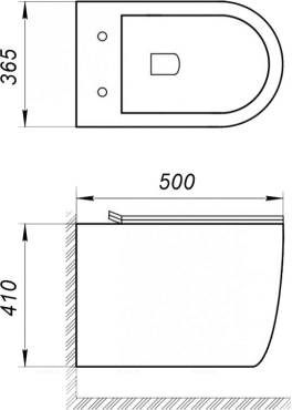 Комплект подвесной безободковый унитаз BelBagno AMANDA BB051CHR, с креплением + инсталляция Am.Pm ProC I012707 - 3 изображение