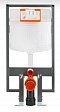 Комплект безободкового унитаза VitrA D-Light Hygiene, 9014B003-7211, кнопка глянцевый хром - изображение 5
