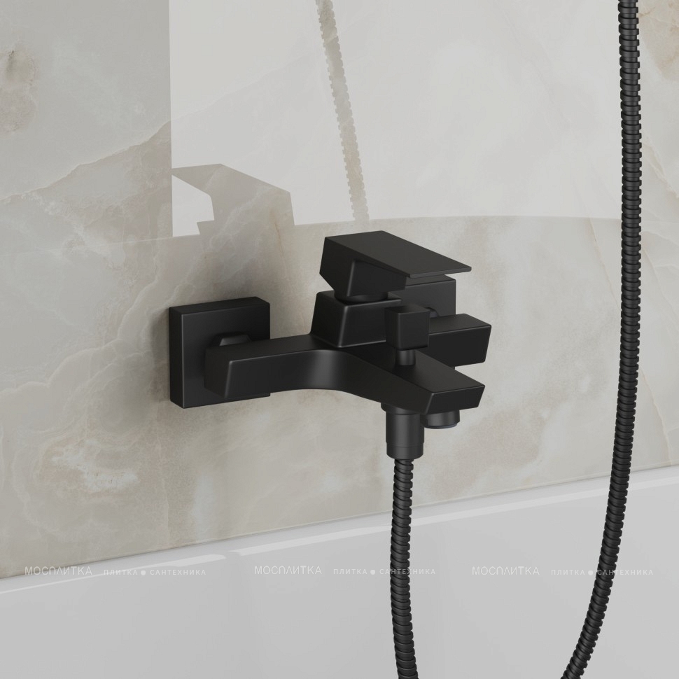 Смеситель для ванны с душем Paini Torre 98YO111 черный матовый - изображение 2