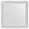 Зеркало в багетной раме Evoform Definite BY 3130 61 x 61 см, чеканка белая 