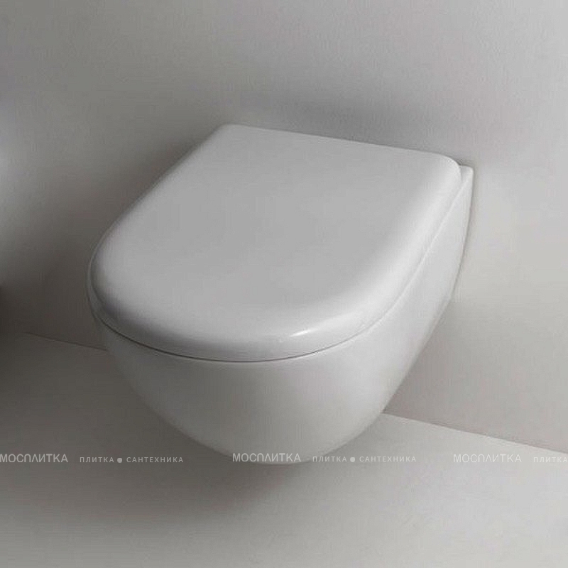 Унитаз подвесной Kerasan, безободковый,550х365 мм, цвет белый, 371401 - изображение 4