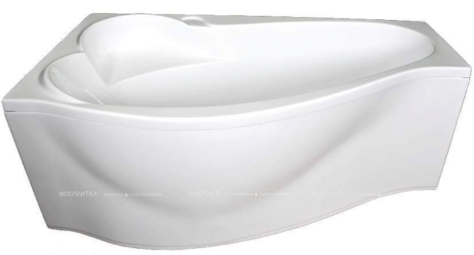 Акриловая ванна 1MarKa Gracia 150x90 левая - 2 изображение