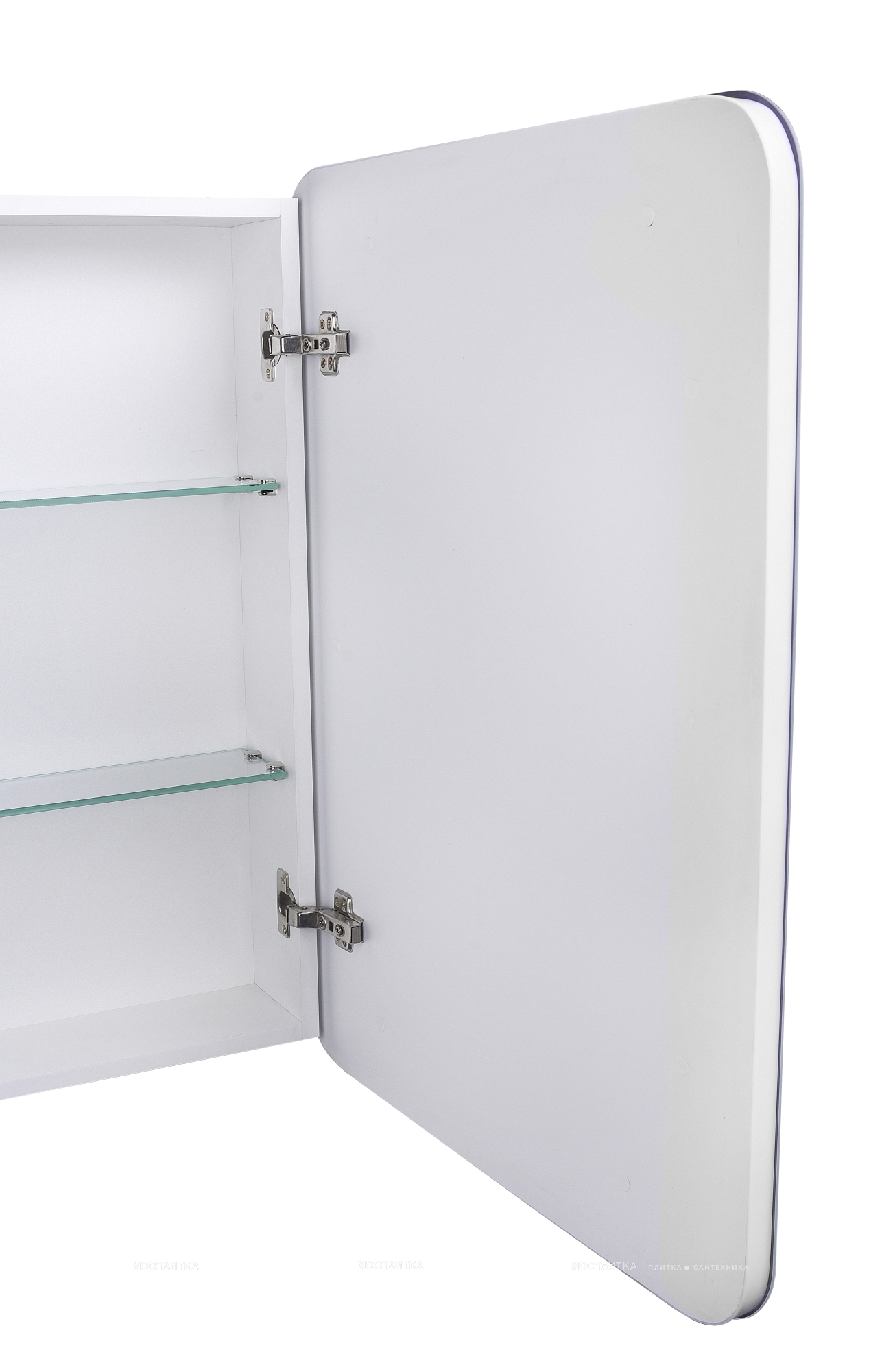 Зеркальный шкаф Style Line Каре 55 см СС-00002334 с подсветкой, белый - изображение 4