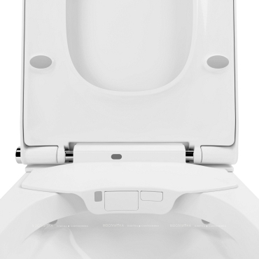 Комплект подвесной безободковый унитаз Lavinia Boho Rimless, с функцией биде, микролифт, 87561145 - 5 изображение
