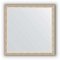 Зеркало в багетной раме Evoform Definite BY 0775 61 x 61 см, мельхиор 