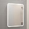 Зеркальный шкаф Art&Max Platino 60 см AM-Pla-600-800-1D-R-DS-F с подсветкой, белый - 2 изображение