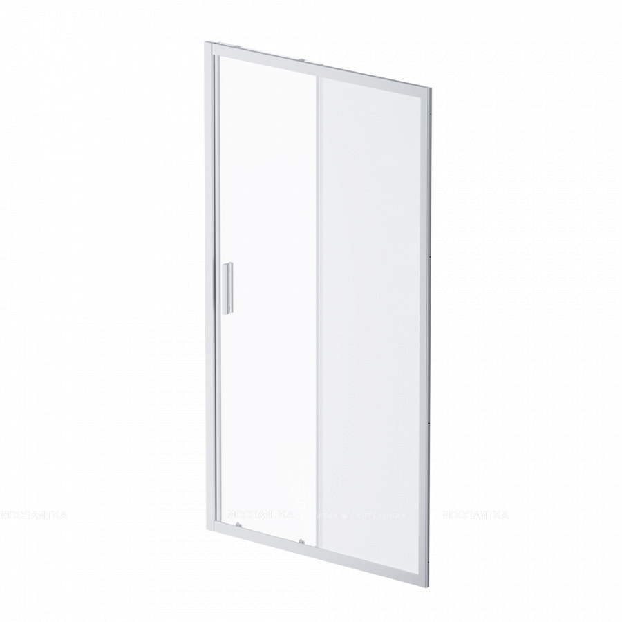 Душевая дверь Am.Pm Gem 110 см W90G-110-1-195MM стекло прозрачное / матовое, профиль хром - изображение 7