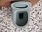 Комплект подвесной безободковый унитаз Ceramica Nova Balearica CN6000MH антрацит матовый с сиденьем микролифт + инсталляция Am.Pm ProC I012707.0238 с клавишей смыва ProC S, чёрная матовая - 6 изображение