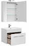 Комплект мебели для ванной Aquanet Августа 75 белый - изображение 3