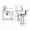 Кухонная мойка с встроенным смесителем Hansgrohe C71-F450-01 43207000, хром - изображение 2