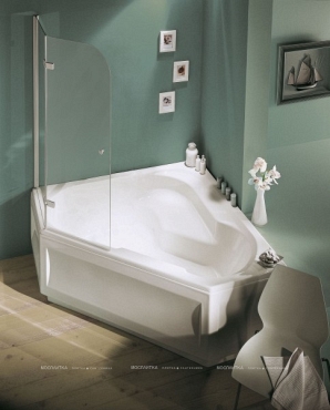 Акриловая ванна Jacob Delafon Bain-Douche 145x145 E6221-00 - 2 изображение