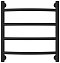 Полотенцесушитель водяной Сунержа Галант+ 50х50 см 31-0200-5050 матовый черный - 2 изображение